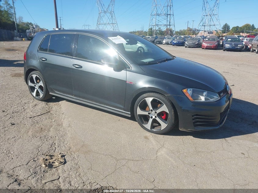 2015 VOLKSWAGEN GOLF GTI 2.0T AUTOBAHN 4-DOOR | 3VW4T7AU9FM081490 | UPCARS