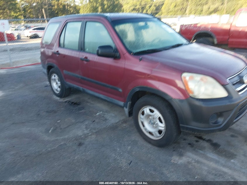 2006 HONDA CR-V LX | SHSRD68586U406593 | UPCARS