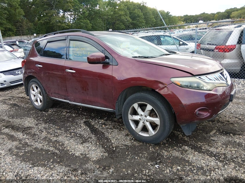 2009 NISSAN MURANO SL | JN8AZ18W99W152236 | UPCARS