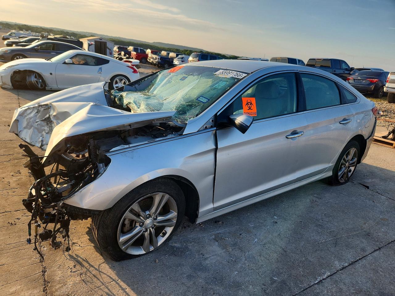 2018 HYUNDAI SONATA SEL | 5NPE34AF4JH606817 | UPCARS