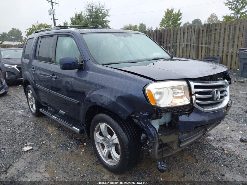 2013 HONDA PILOT EX-L | 5FNYF4H50DB075085 | UPCARS