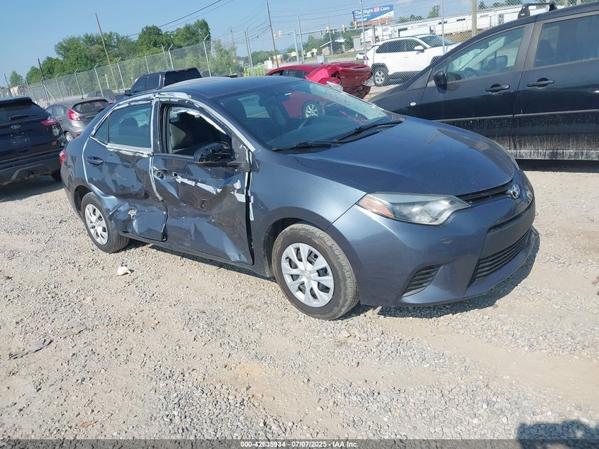2015 TOYOTA COROLLA L | 2T1BURHE6FC288669 | UPCARS