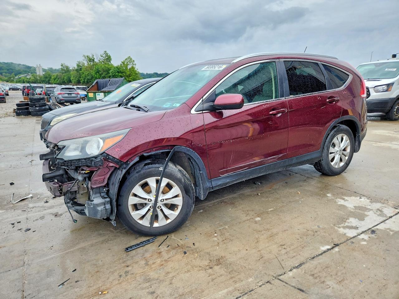 2013 HONDA CRV EXL | 5J6RM4H78DL048476 | UPCARS