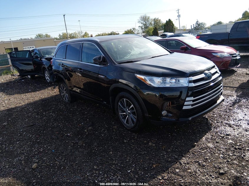 2019 TOYOTA HIGHLANDER HYBRID XLE | 5TDJGRFH2KS071332 | UPCARS