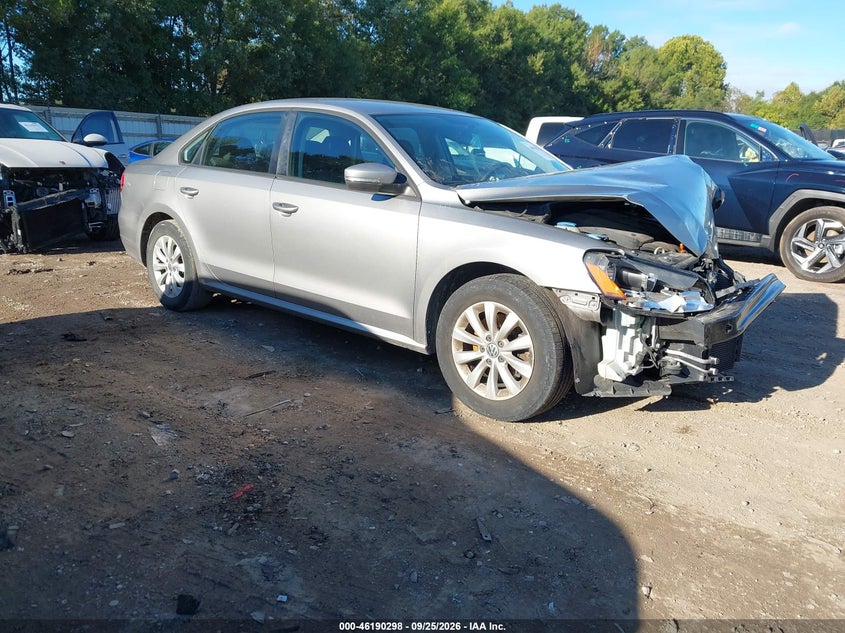 2012 VOLKSWAGEN PASSAT 2.5L S | 1VWAP7A37CC078311 | UPCARS
