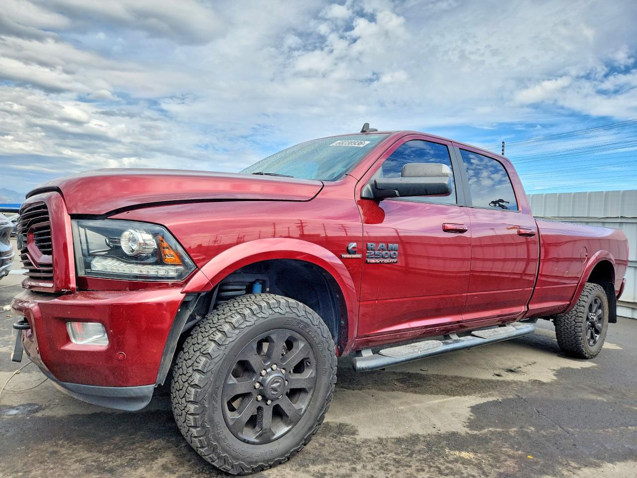 2018 RAM 2500 LARAMIE | 3C6UR5KLXJG370551 | UPCARS
