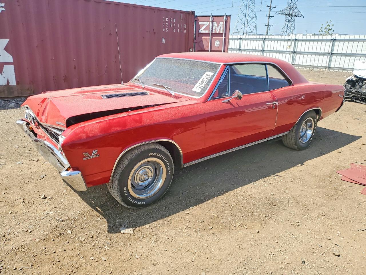 1967 CHEVROLET CHEVELLE S | 138177A181675 | UPCARS