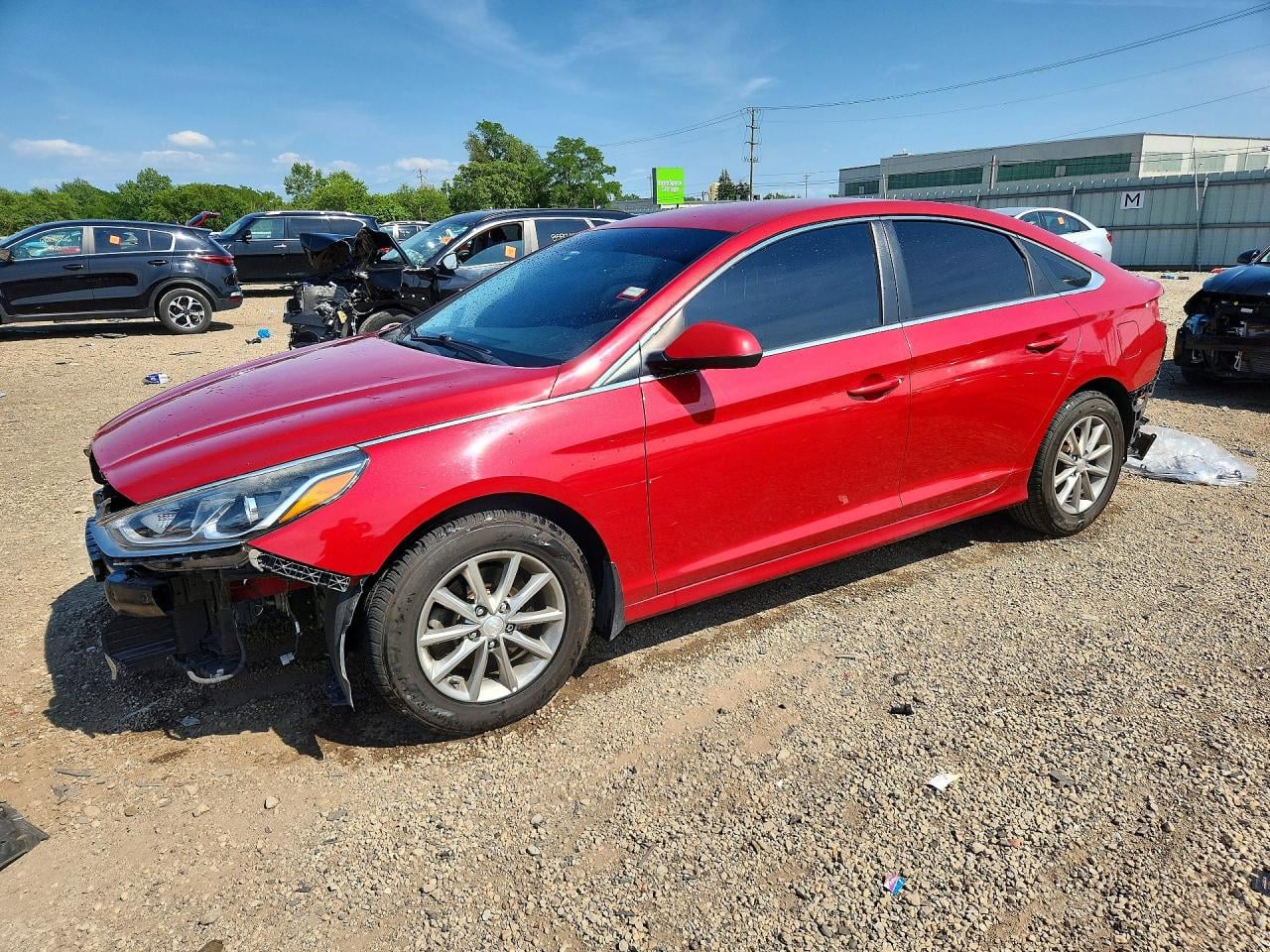 2018 HYUNDAI SONATA SE | 5NPE24AF1JH707509 | UPCARS