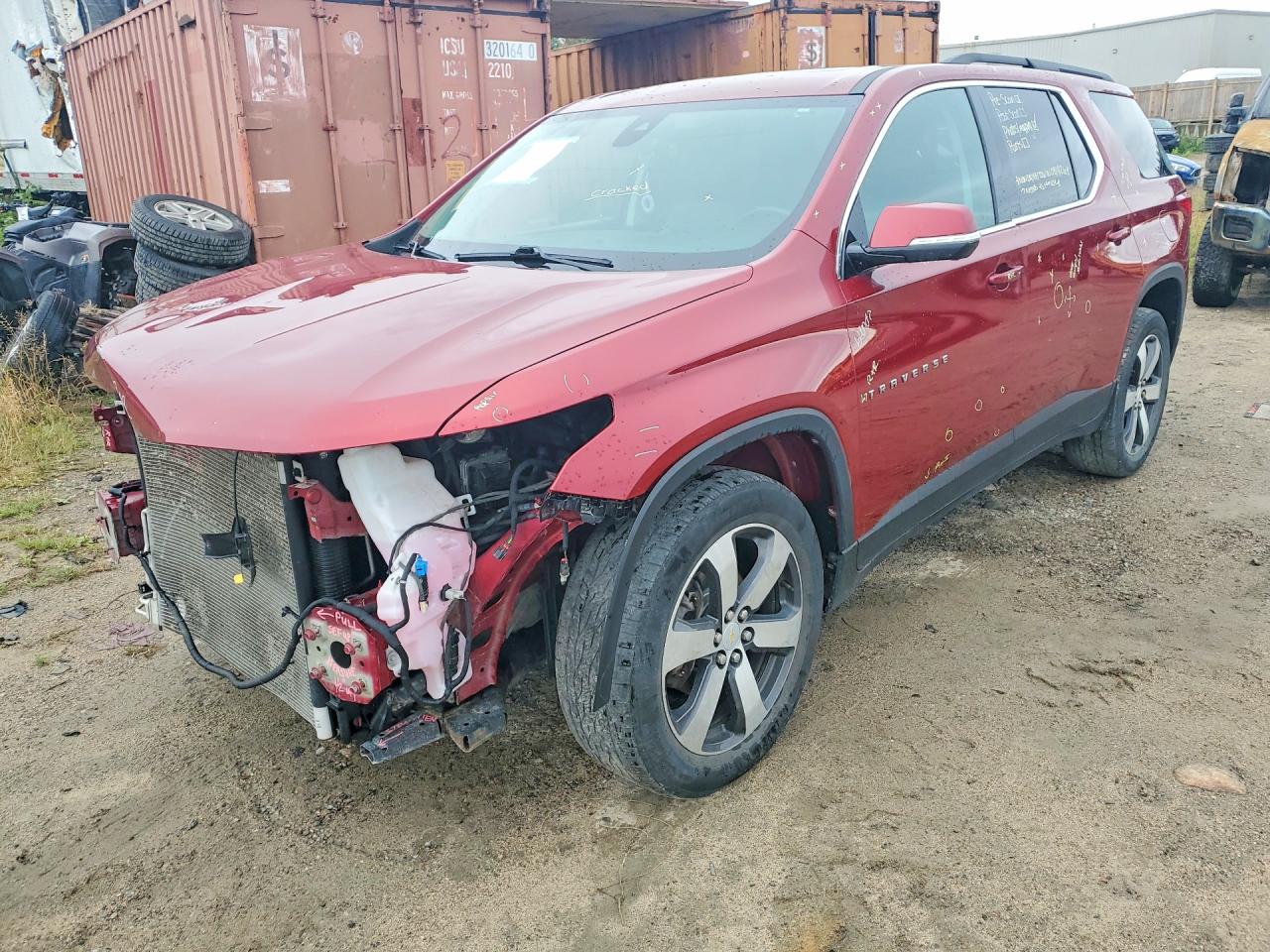 2021 CHEVROLET TRAVERSE LT | 1GNEVHKW4MJ109298 | UPCARS