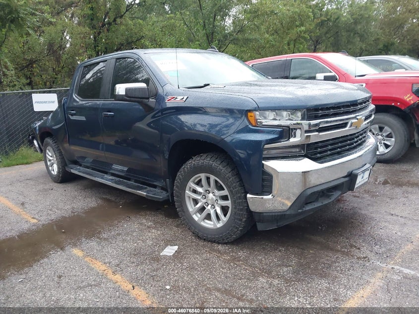 2021 CHEVROLET SILVERADO 1500 4WD  SHORT BED LT | 3GCUYDET7MG207930 | UPCARS