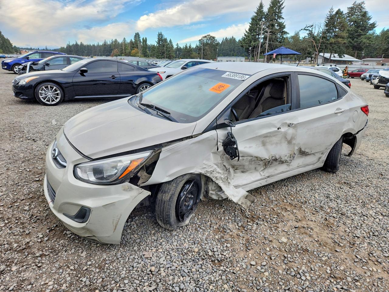 2017 HYUNDAI ACCENT SE | KMHCT4AE3HU219203 | UPCARS