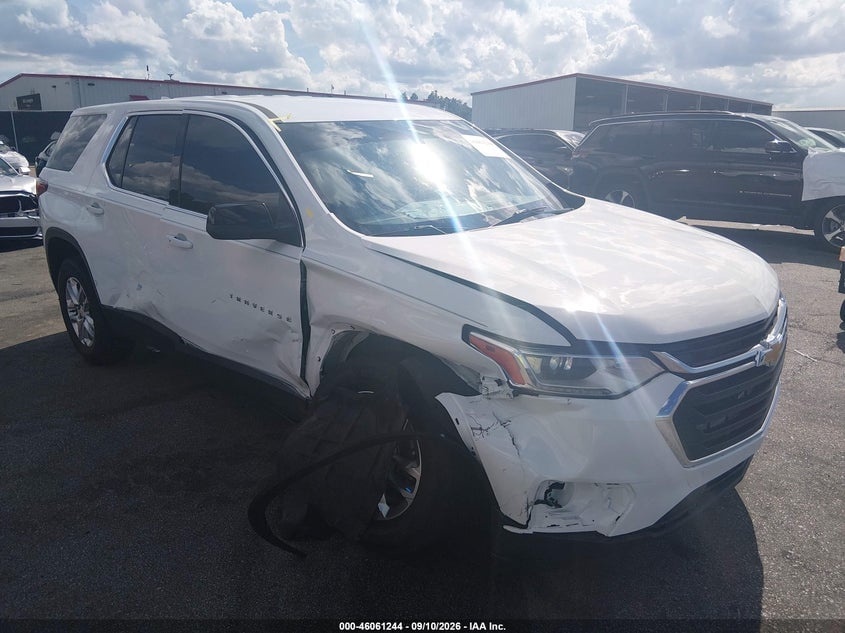 2021 CHEVROLET TRAVERSE FWD LS | 1GNERFKWXMJ204506 | UPCARS
