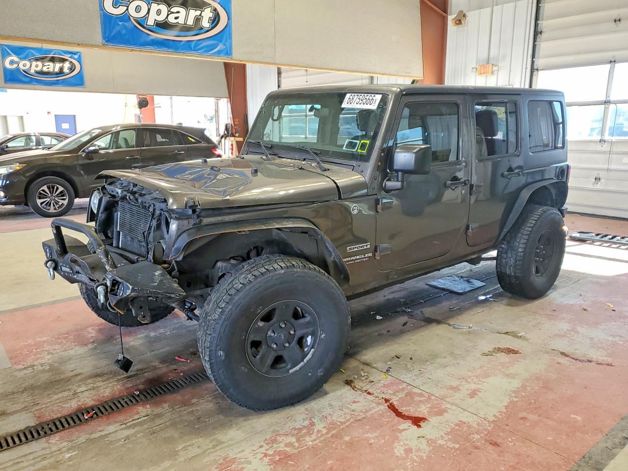 2017 JEEP WRANGLER SPORT | 1C4BJWDG8HL557443 | UPCARS