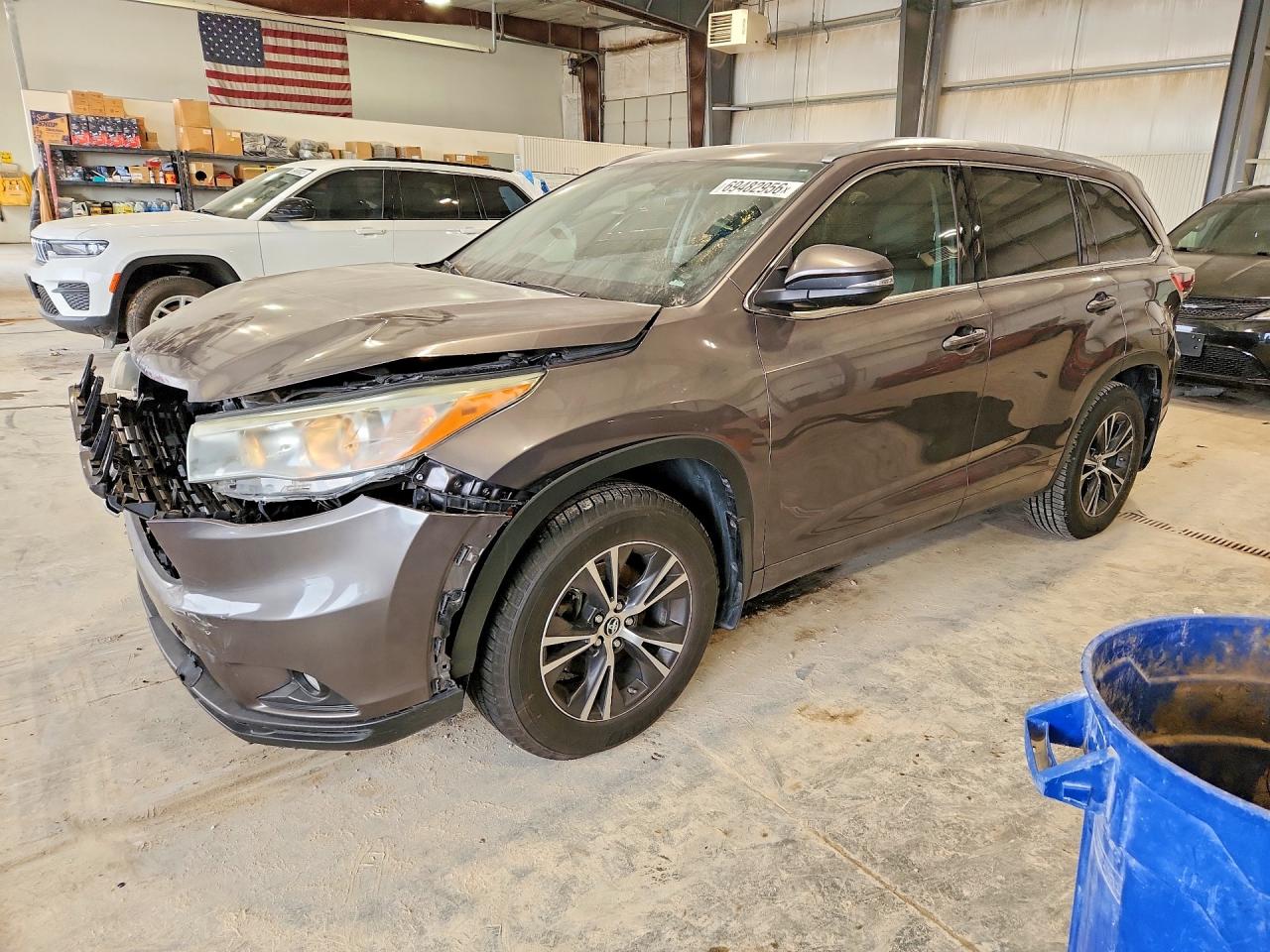 2016 TOYOTA HIGHLANDER XLE | 5TDJKRFH0GS238700 | UPCARS