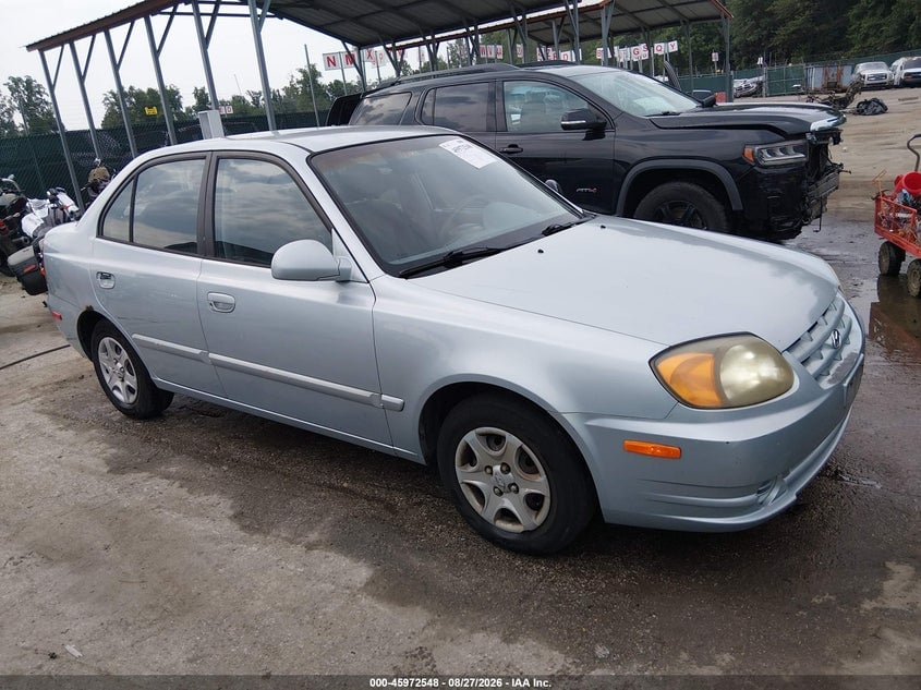 2004 HYUNDAI ACCENT GL | KMHCG45C54U538240 | UPCARS