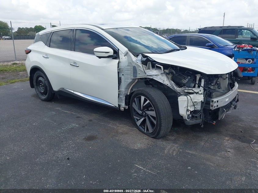 2022 NISSAN MURANO SL INTELLIGENT AWD | 5N1AZ2CS3NC125644 | UPCARS