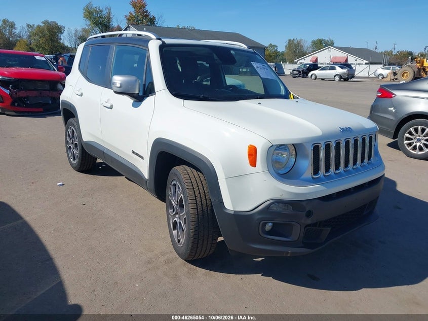 2015 JEEP RENEGADE LIMITED | ZACCJBDTXFPB41235 | UPCARS