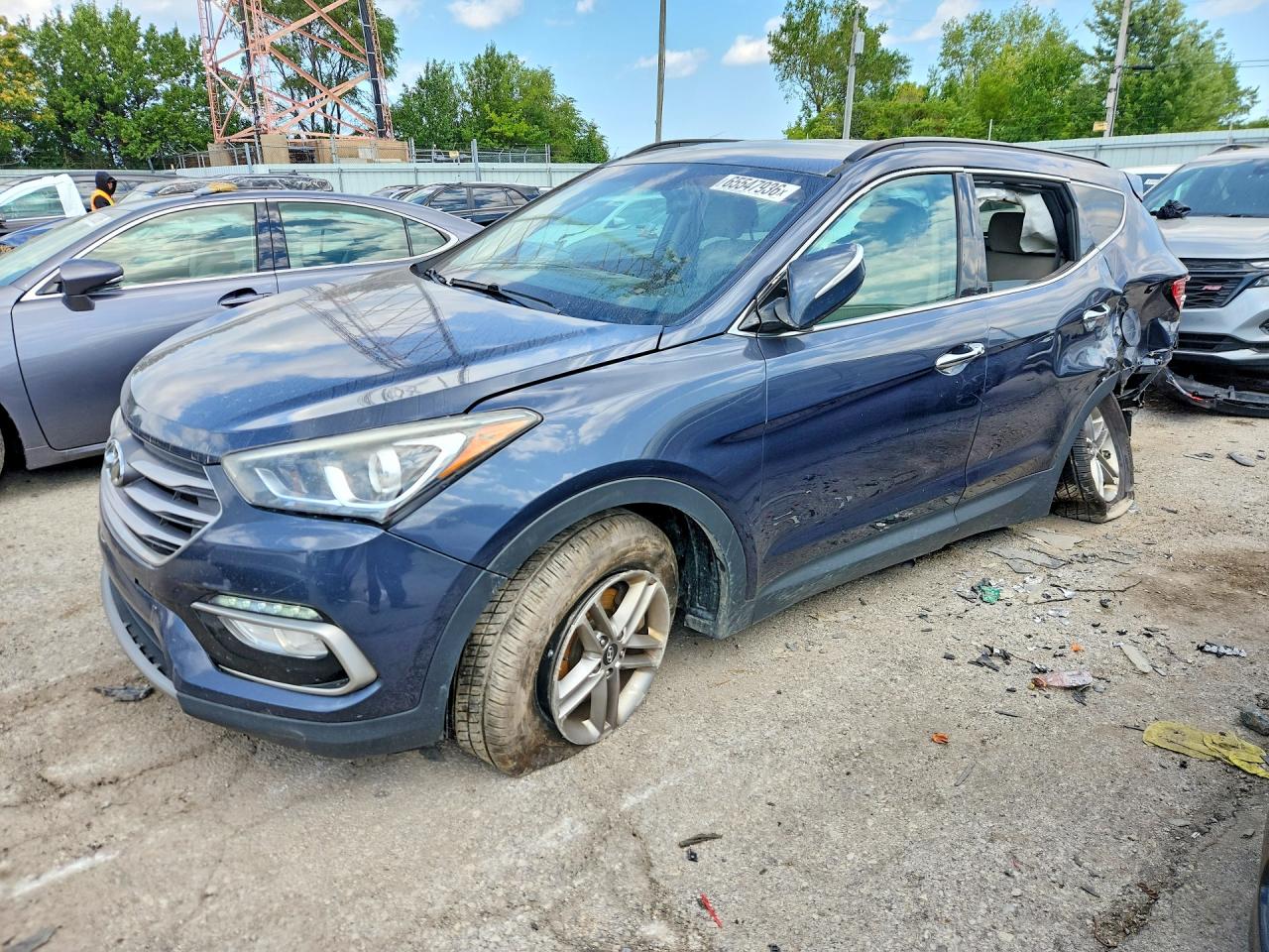 2018 HYUNDAI SANTA FE 2.4L | 5XYZU3LB0JG528613 | UPCARS