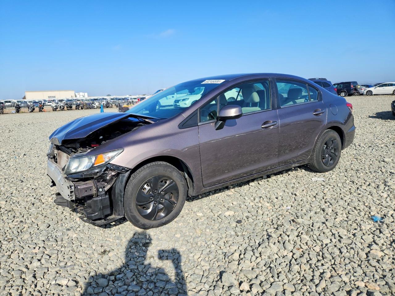2013 HONDA CIVIC LX | 19XFB2F53DE291092 | UPCARS
