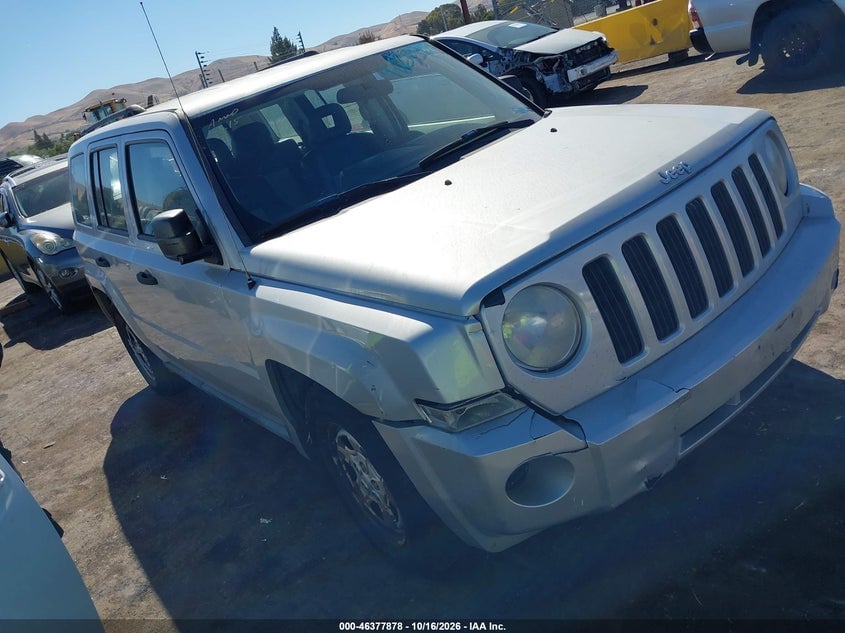2008 JEEP PATRIOT SPORT | 1J8FT28068D713838 | UPCARS