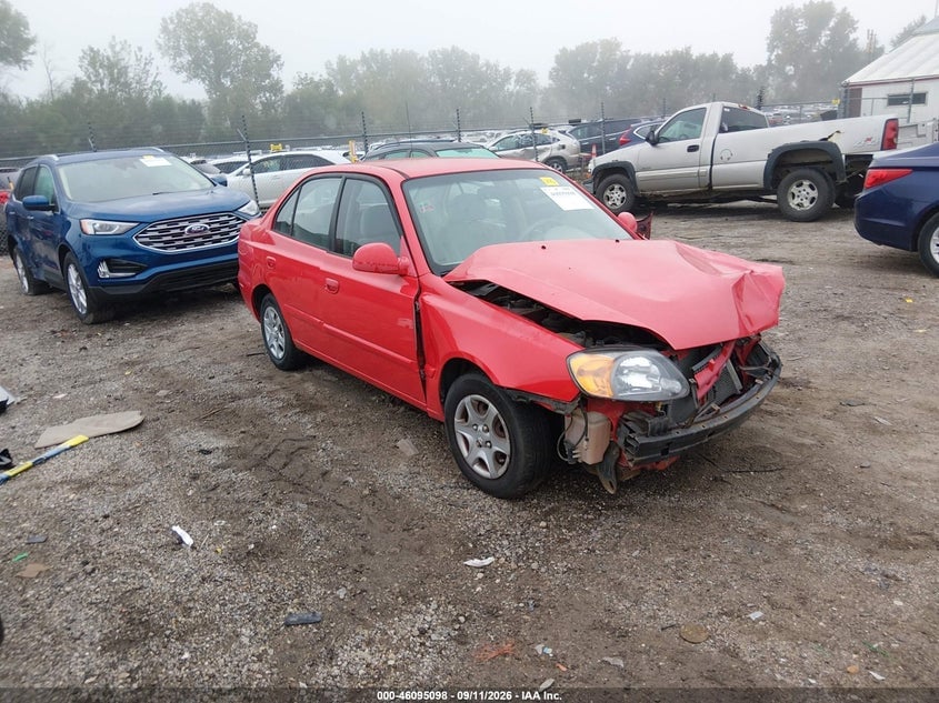 2004 HYUNDAI ACCENT GL | KMHCG45C24U523484 | UPCARS