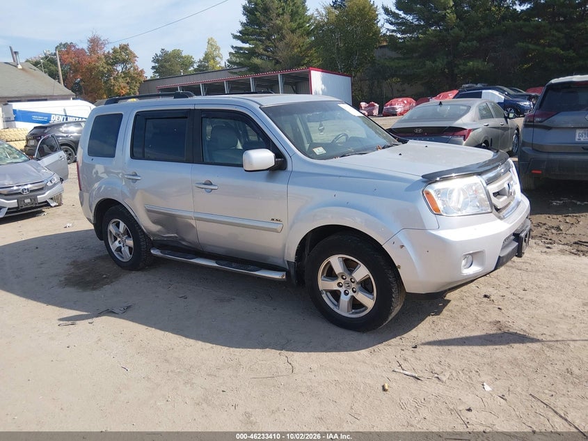 2011 HONDA PILOT EX-L | 5FNYF4H56BB105199 | UPCARS