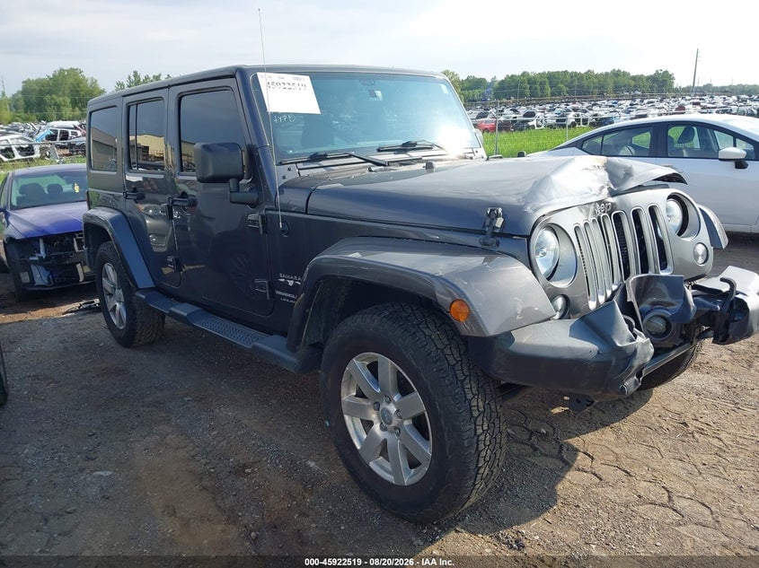 2018 JEEP WRANGLER JK UNLIMITED SAHARA | 1C4BJWEG0JL844795 | UPCARS