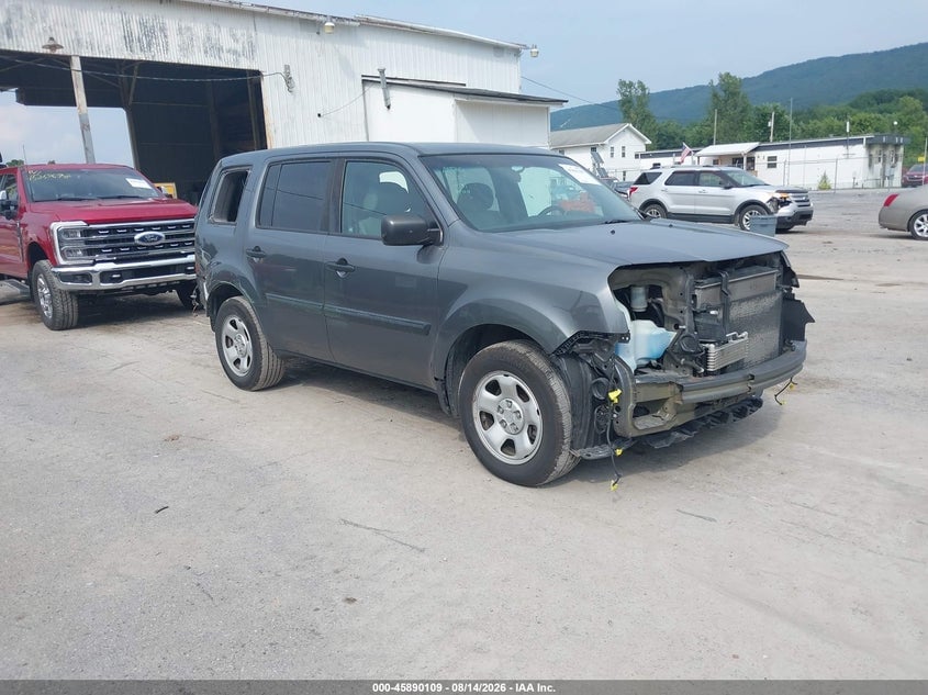 2012 HONDA PILOT LX | 5FNYF4H25CB063115 | UPCARS