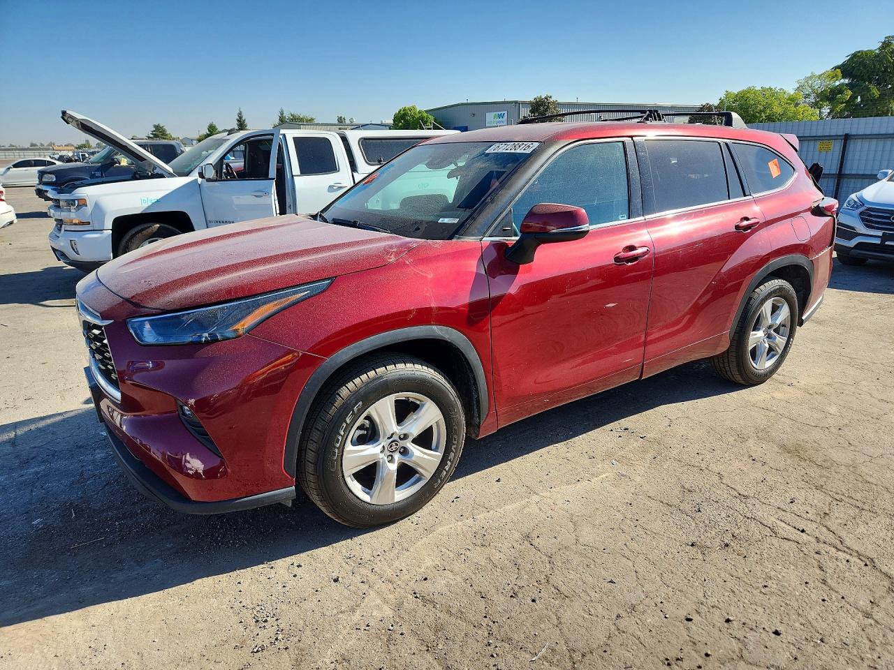 2022 TOYOTA HIGHLANDER LE | 5TDZZRAHXNS555032 | UPCARS
