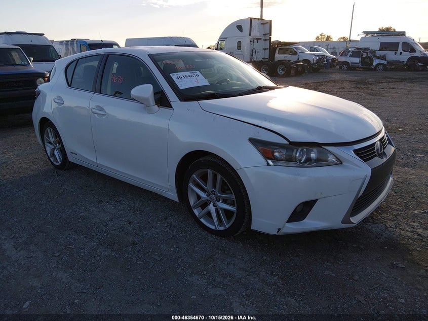 2014 LEXUS CT 200H | JTHKD5BH1E2191810 | UPCARS