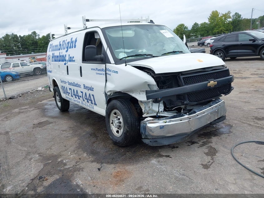 2025 CHEVROLET CARGO EXPRESS RWD 2500 REGULAR WHEELBASE WT | 1GCWGAF79S1117962 | UPCARS