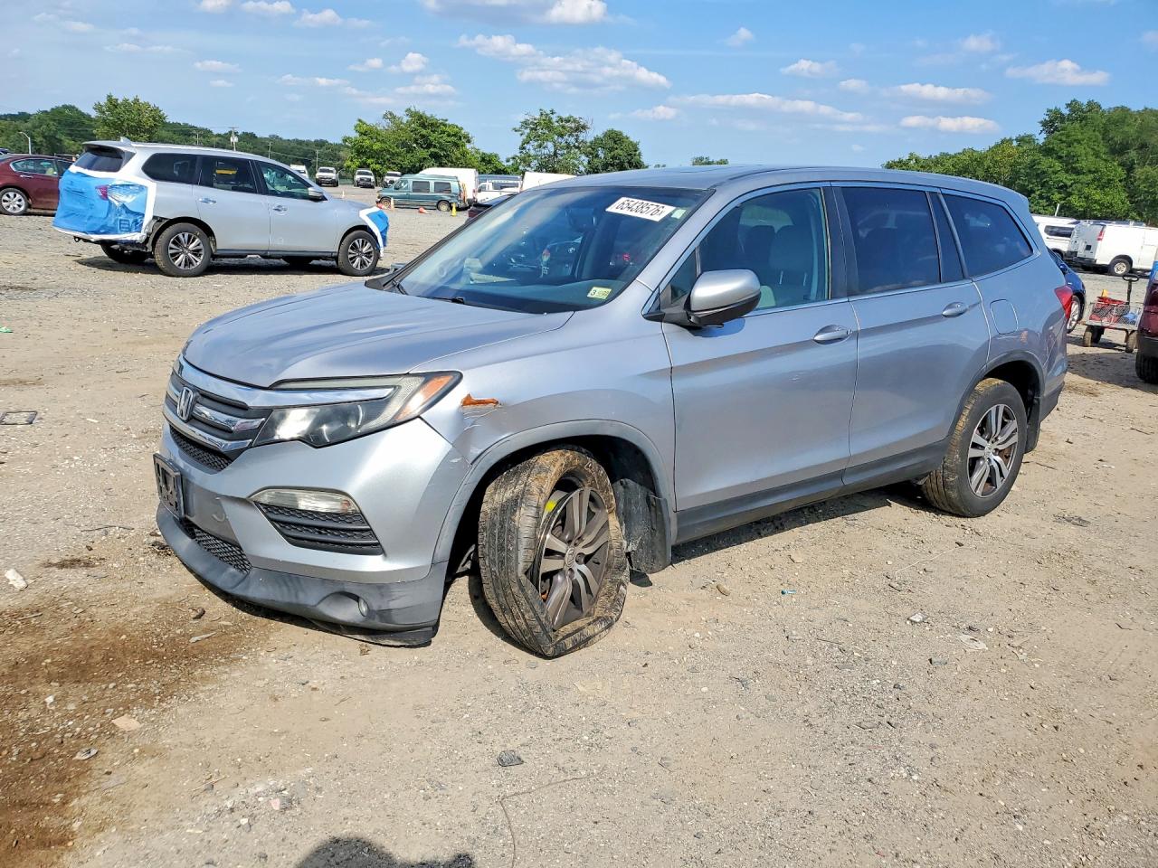 2017 HONDA PILOT EXL | 5FNYF5H54HB006136 | UPCARS