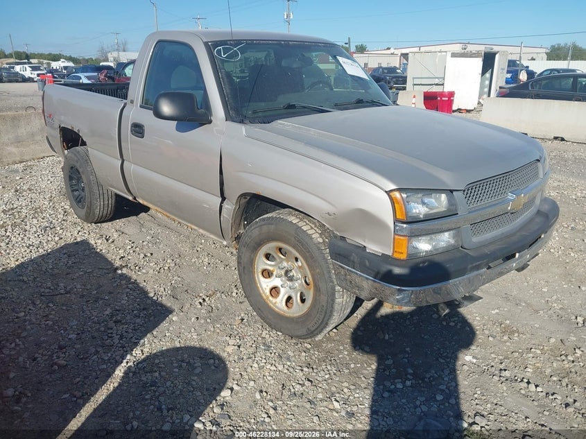 2005 CHEVROLET SILVERADO 1500 WORK TRUCK | 1GCEK14X55Z245344 | UPCARS