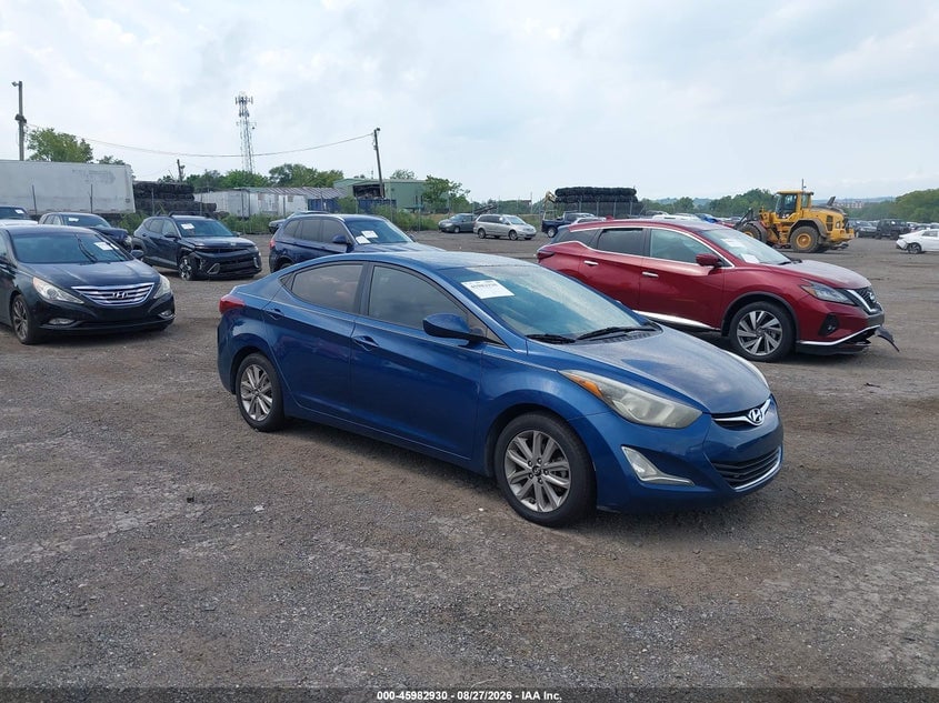 2014 HYUNDAI ELANTRA SE | KMHDH4AE7EU117078 | UPCARS