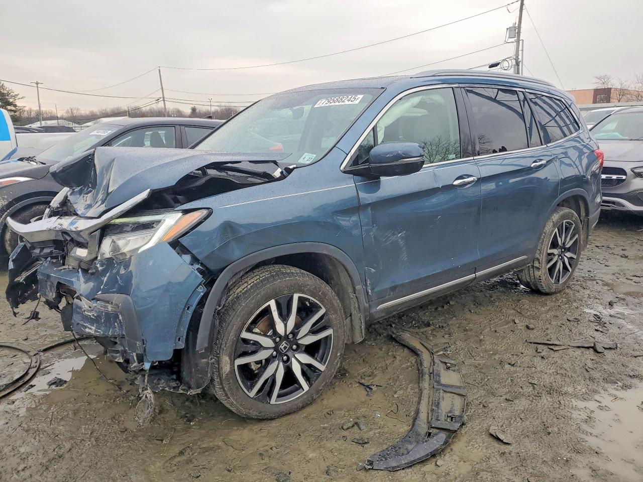 2022 HONDA PILO TOURING | 5FNYF6H61NB041226 | UPCARS