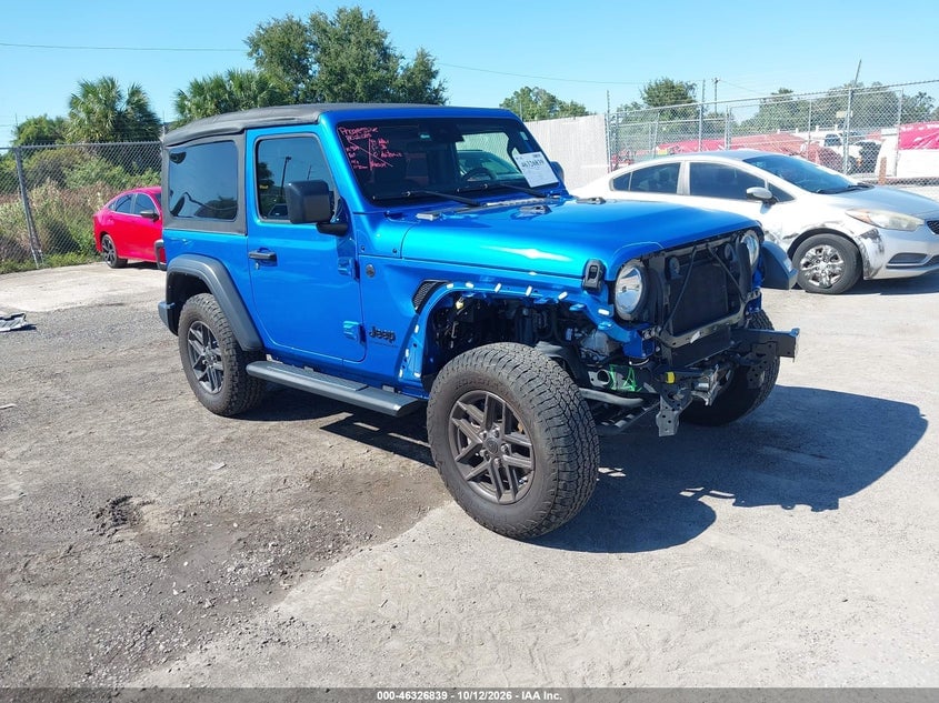 2025 JEEP WRANGLER 2-DOOR SPORT S 4X4 | 1C4PJXAN1SW506712 | UPCARS