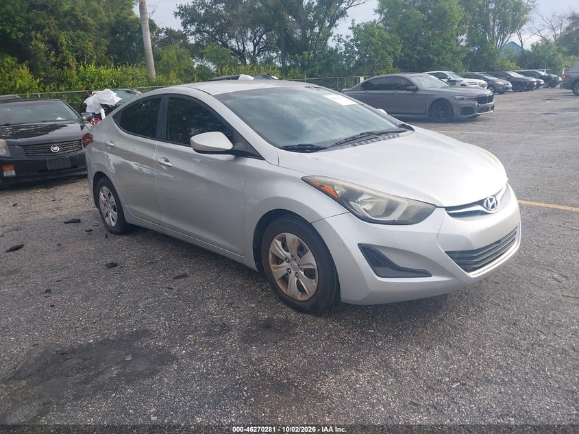 2016 HYUNDAI ELANTRA SE | 5NPDH4AE2GH730467 | UPCARS