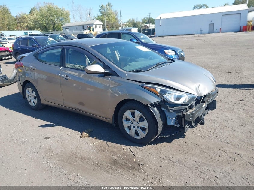 2016 HYUNDAI ELANTRA SE | 5NPDH4AE2GH719484 | UPCARS
