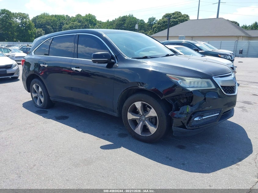 2016 ACURA MDX ACURAWATCH PLUS PACKAGE | 5FRYD3H27GB005429 | UPCARS