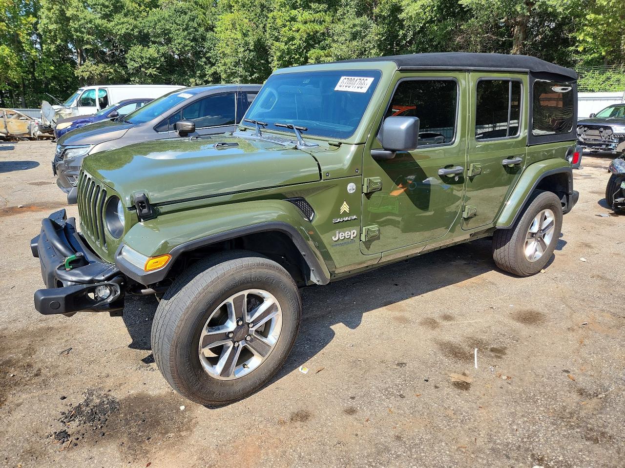 2021 JEEP WRANGLER SAHARA | 1C4HJXEN6MW677411 | UPCARS
