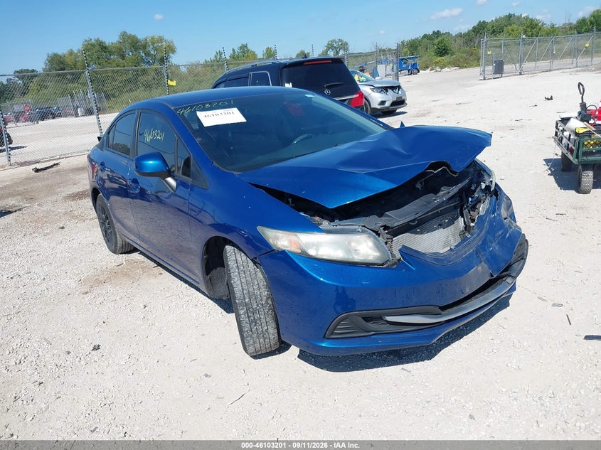 2013 HONDA CIVIC LX | 19XFB2F57DE036283 | UPCARS