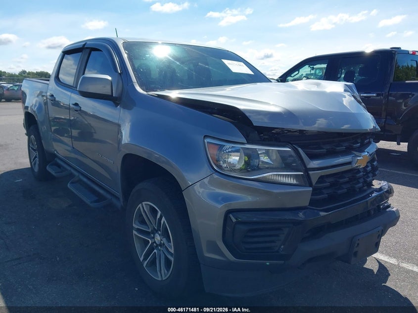 2022 CHEVROLET COLORADO 4WD  SHORT BOX WT | 1GCGTBEN0N1147426 | UPCARS
