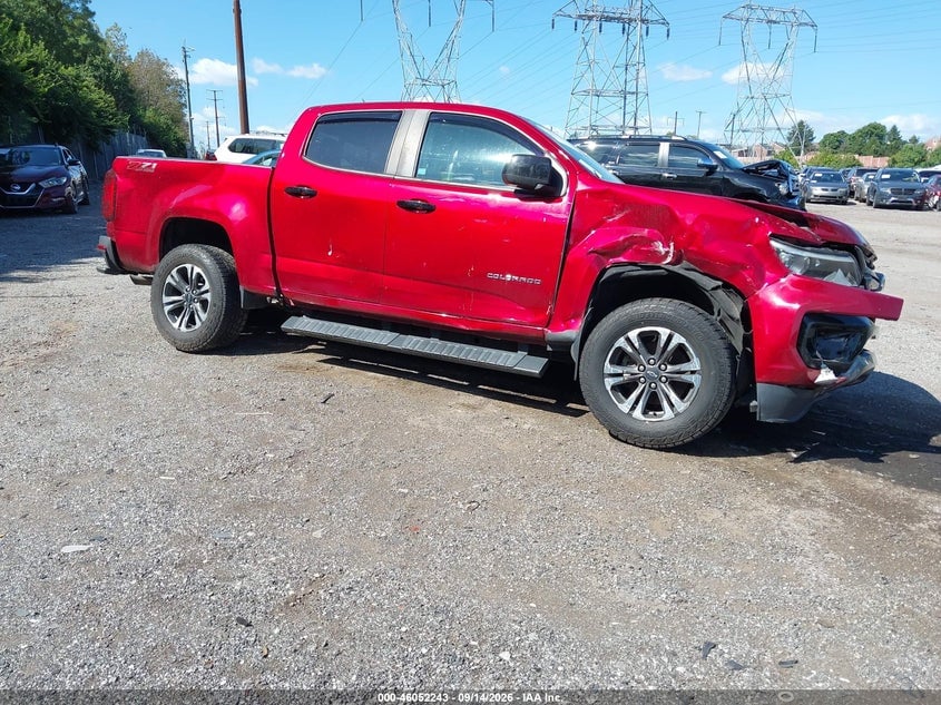 2021 CHEVROLET COLORADO 4WD  SHORT BOX Z71 | 1GCGTDEN7M1208779 | UPCARS