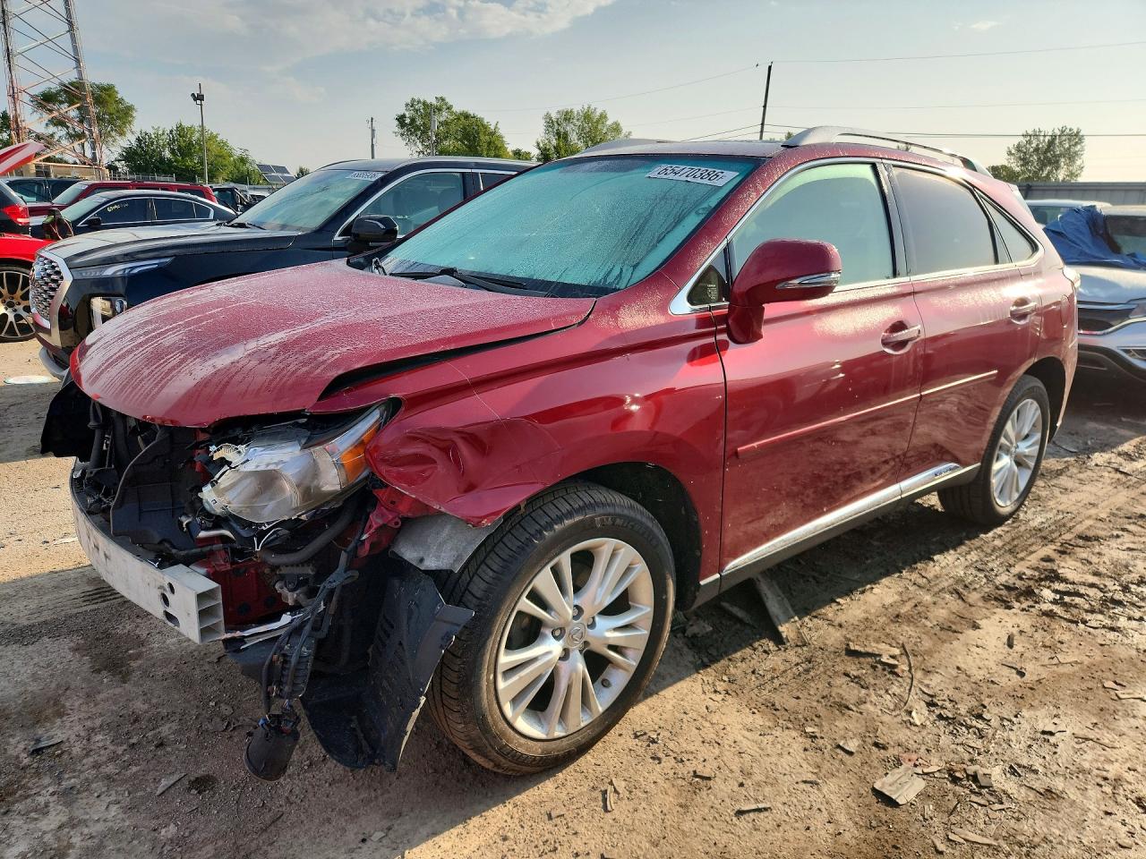 2012 LEXUS RX 450H | JTJBC1BA9C2429686 | UPCARS