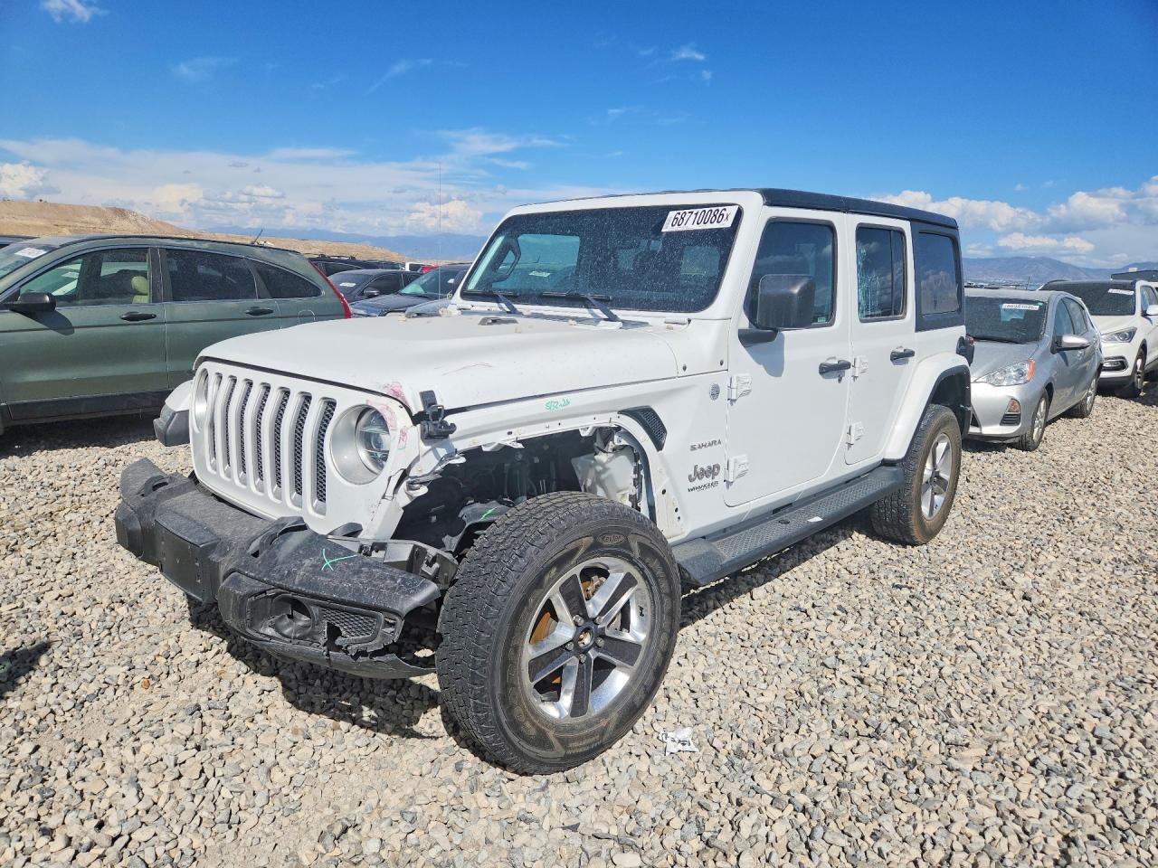 2022 JEEP WRANGLER SAHARA | 1C4HJXEM2NW246671 | UPCARS