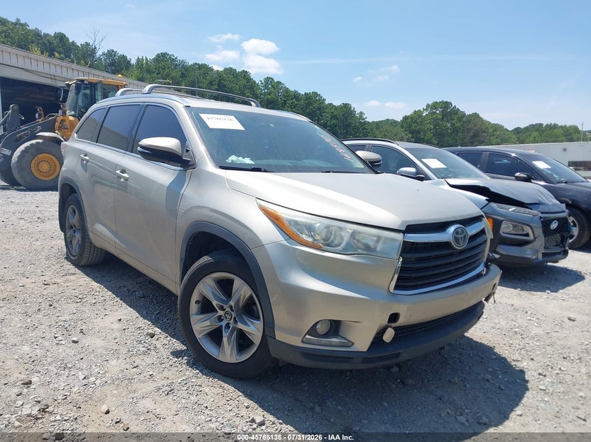2016 TOYOTA HIGHLANDER LIMITED PLATINUM V6 | 5TDYKRFH4GS168570 | UPCARS