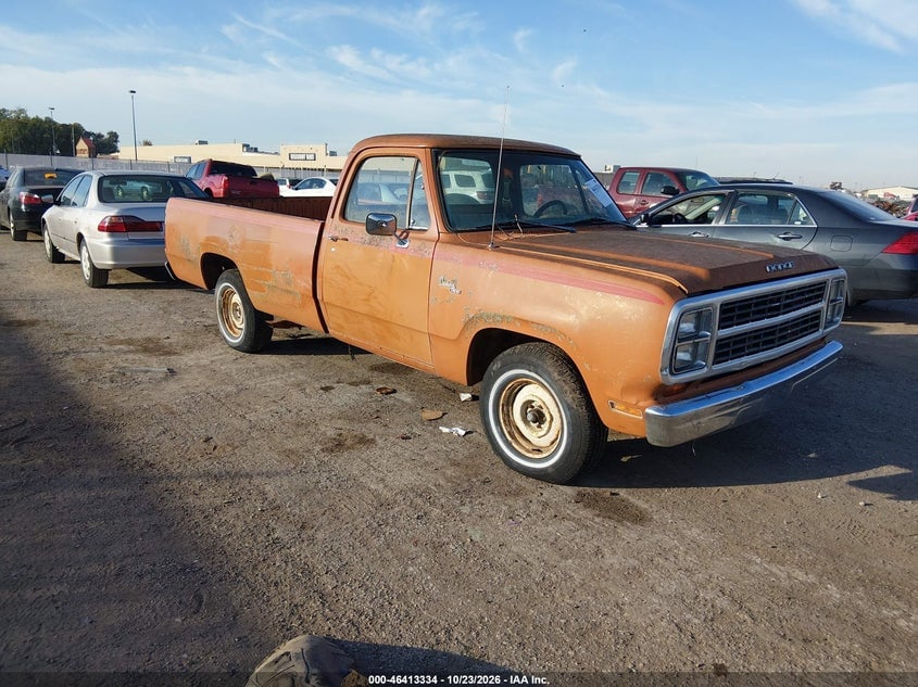 1980 DODGE D100 | D14JNAS129553 | UPCARS