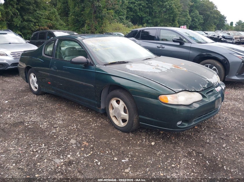 2002 CHEVROLET MONTE CARLO SS | 2G1WX15K929138935 | UPCARS