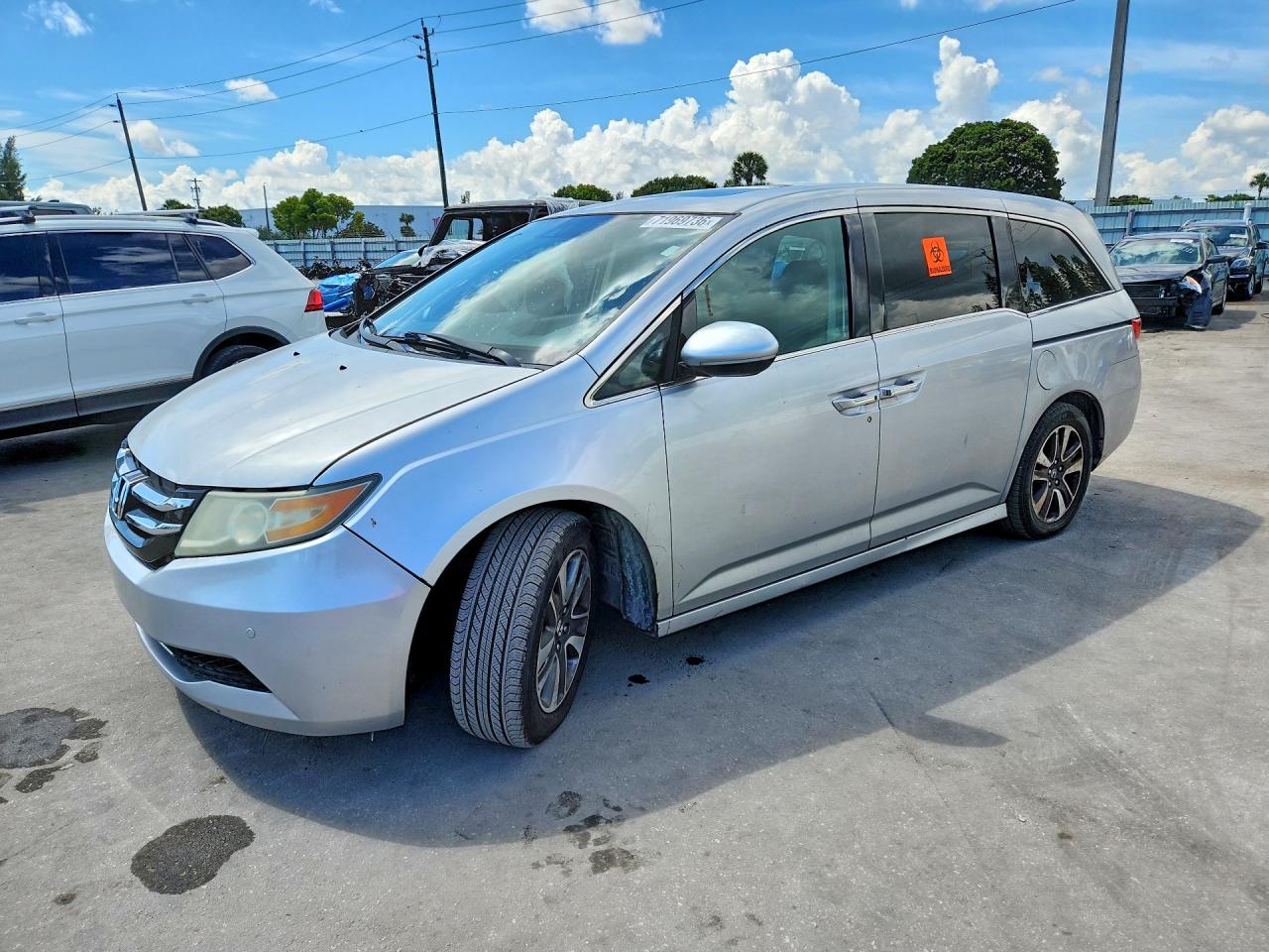 2015 HONDA ODYSSEY TOURING | 5FNRL5H97FB086321 | UPCARS