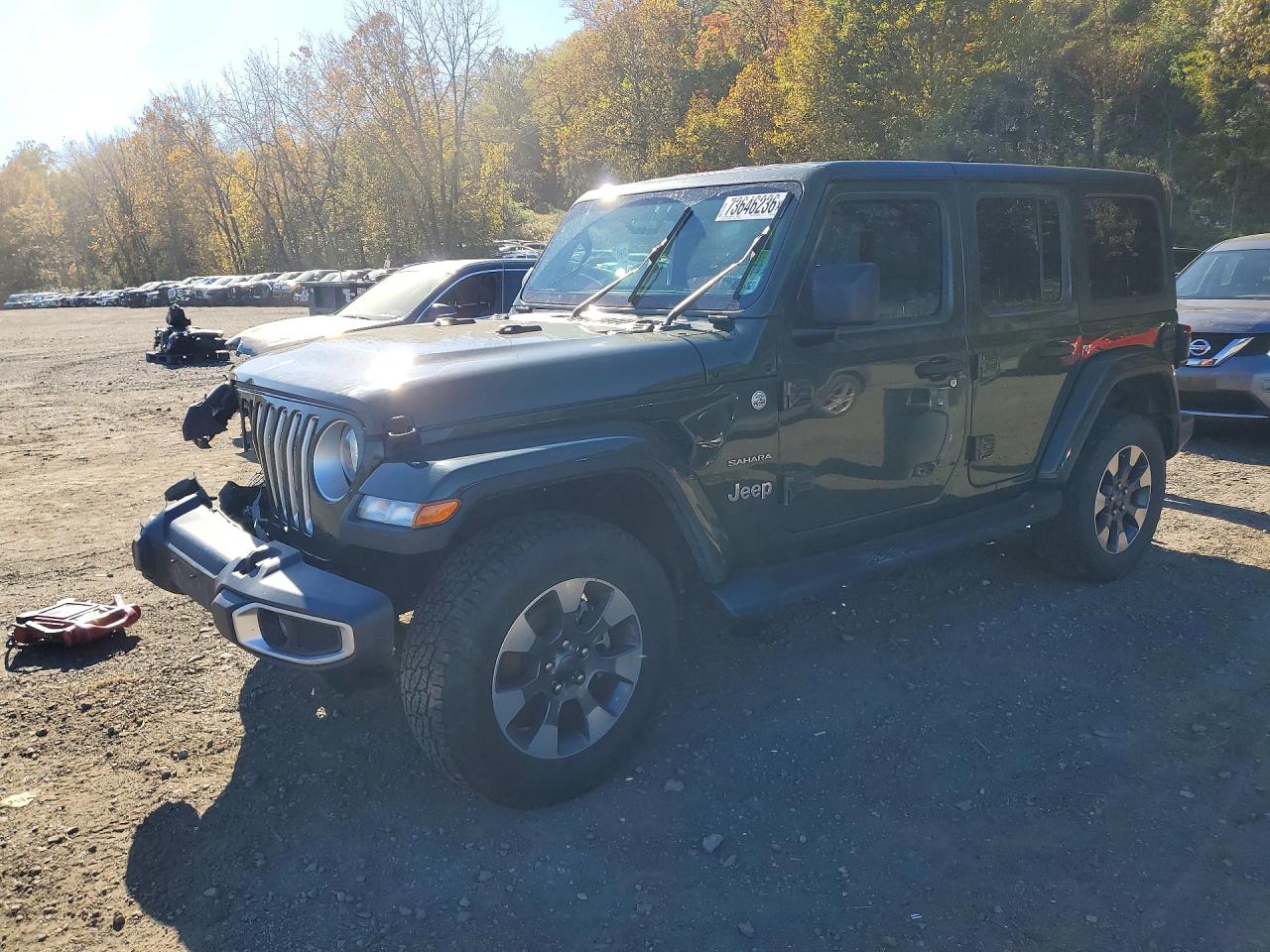 2021 JEEP WRANGLER SAHARA | 1C4HJXEG0MW614788 | UPCARS